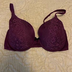 Body by Victoria perfect coverage wine bra